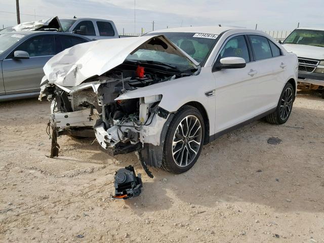 1FAHP2E89JG132052 - 2018 FORD TAURUS SEL WHITE photo 2