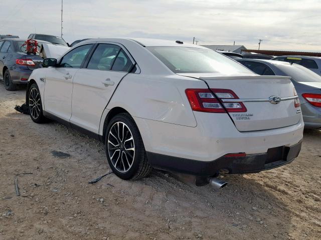 1FAHP2E89JG132052 - 2018 FORD TAURUS SEL WHITE photo 3