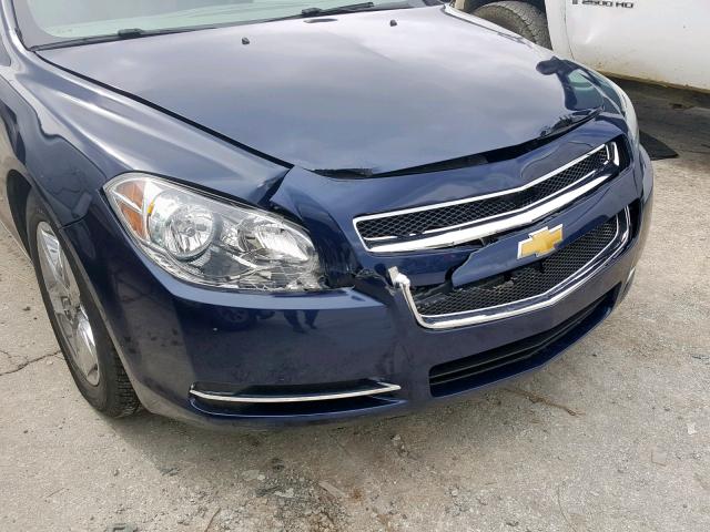 1G1ZC5E16BF362307 - 2011 CHEVROLET MALIBU 1LT ლურჯი ფოტო 9