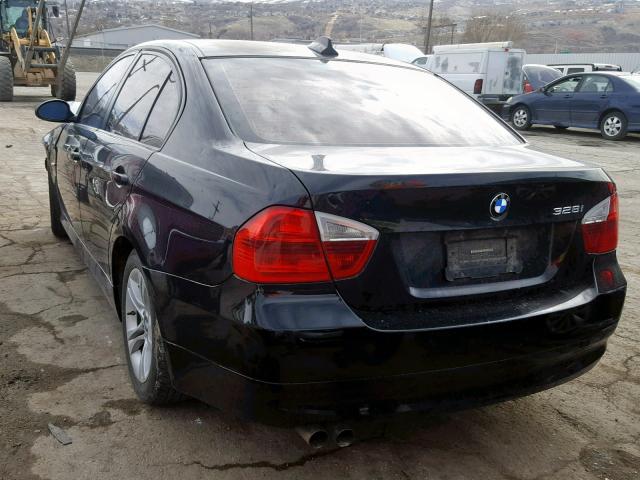 WBAVC535X8FZ89657 - 2008 BMW 328 I SULE BLACK photo 3