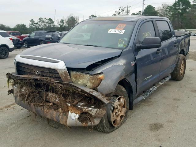 5TBDV54167S461092 - 2007 TOYOTA TUNDRA CRE BLUE photo 2