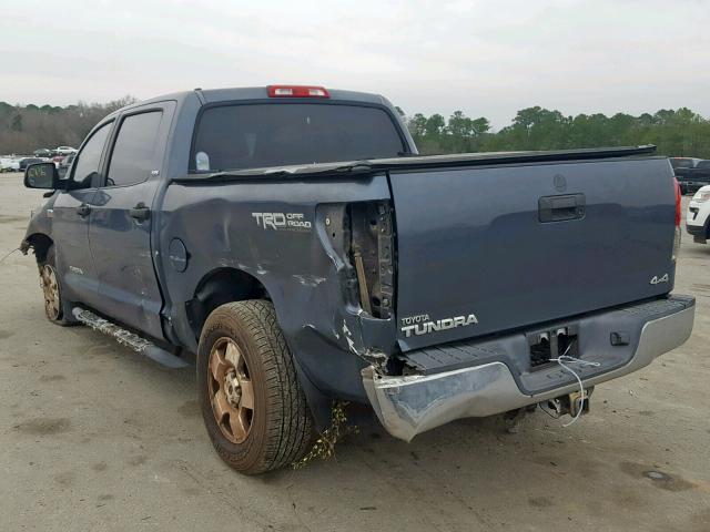 5TBDV54167S461092 - 2007 TOYOTA TUNDRA CRE BLUE photo 3