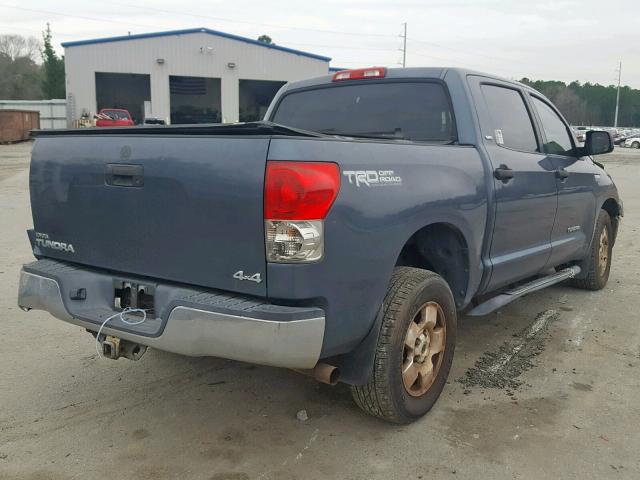 5TBDV54167S461092 - 2007 TOYOTA TUNDRA CRE BLUE photo 4