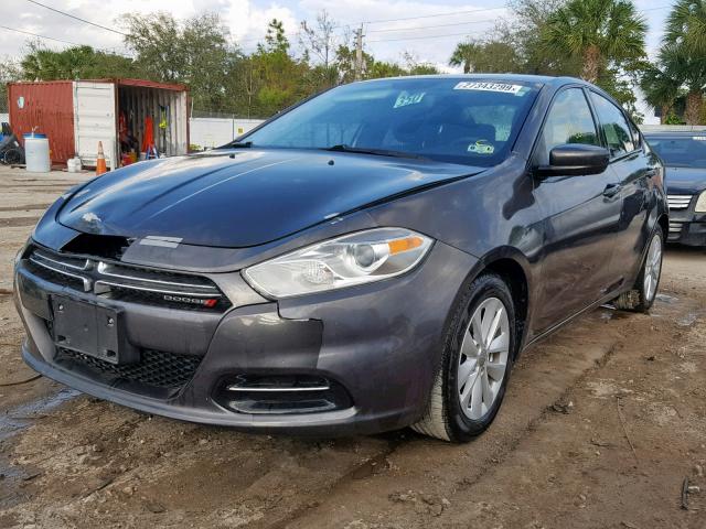 1C3CDFDH4ED861996 - 2014 DODGE DART SE AE GRAY photo 2