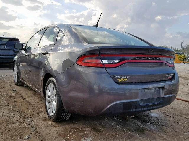 1C3CDFDH4ED861996 - 2014 DODGE DART SE AE GRAY photo 3