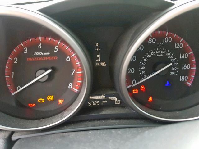 JM1BL1L36D1718566 - 2013 MAZDA SPEED 3 WHITE photo 8