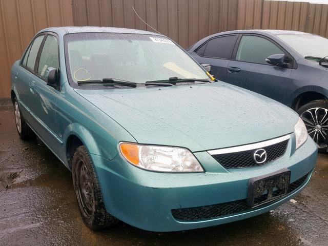 JM1BJ225721580189 - 2002 MAZDA PROTEGE DX TEAL photo 1