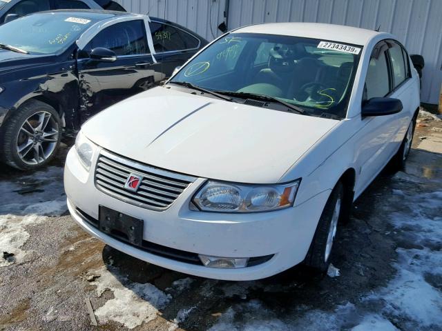1G8AL55F27Z174383 - 2007 SATURN ION LEVEL WHITE photo 2