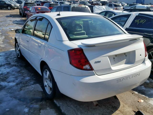 1G8AL55F27Z174383 - 2007 SATURN ION LEVEL WHITE photo 3
