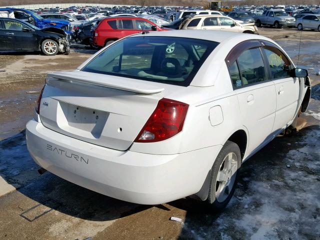 1G8AL55F27Z174383 - 2007 SATURN ION LEVEL WHITE photo 4