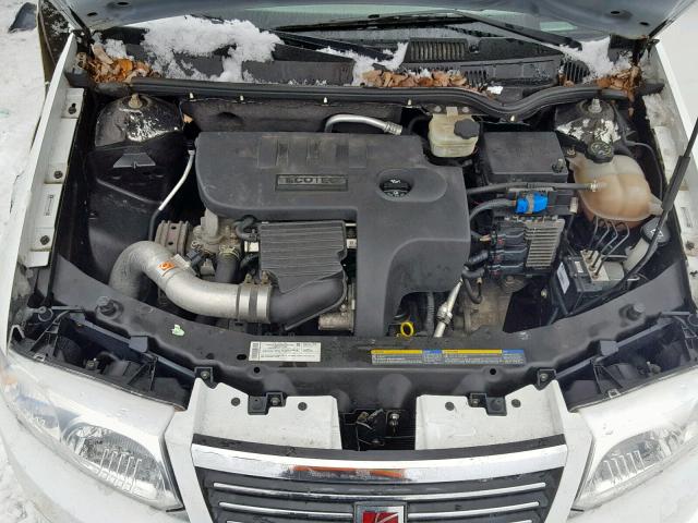 1G8AL55F27Z174383 - 2007 SATURN ION LEVEL WHITE photo 7