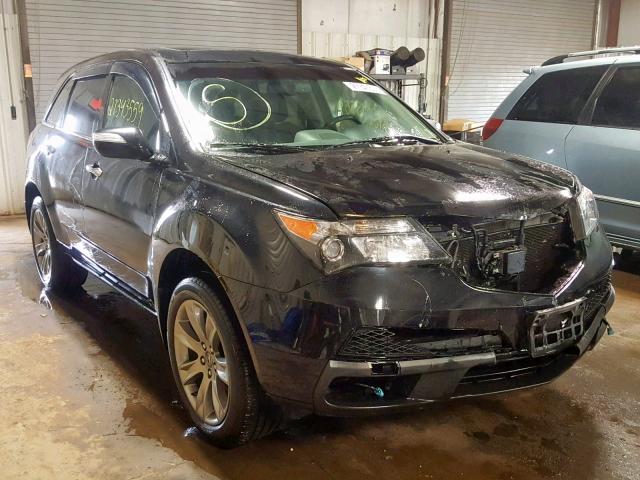 2HNYD2H6XCH543880 - 2012 ACURA MDX ADVANC BLACK photo 1