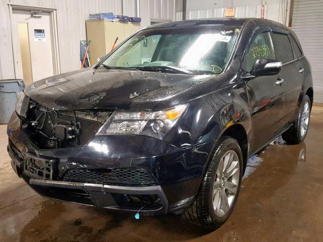 2HNYD2H6XCH543880 - 2012 ACURA MDX ADVANC BLACK photo 2