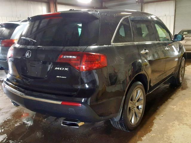 2HNYD2H6XCH543880 - 2012 ACURA MDX ADVANC BLACK photo 4