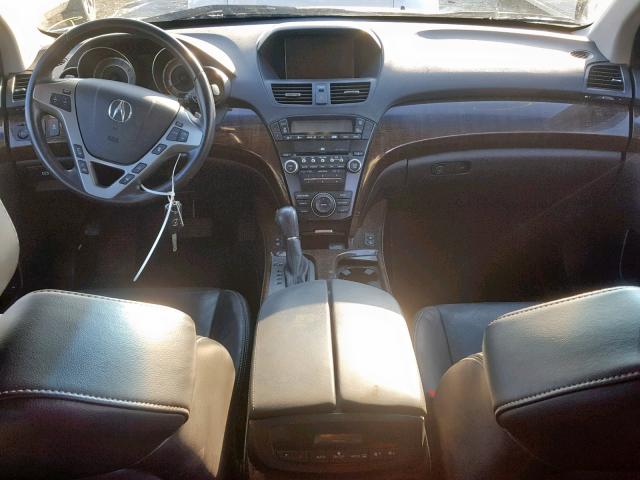 2HNYD2H6XCH543880 - 2012 ACURA MDX ADVANC BLACK photo 9