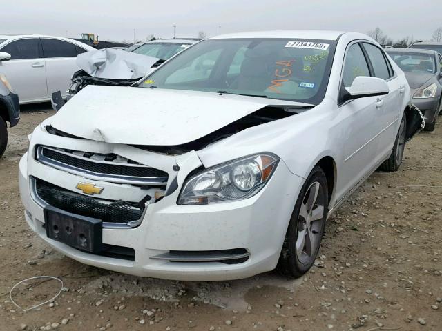 1G1ZJ57BX9F124241 - 2009 CHEVROLET MALIBU 2LT WHITE photo 2