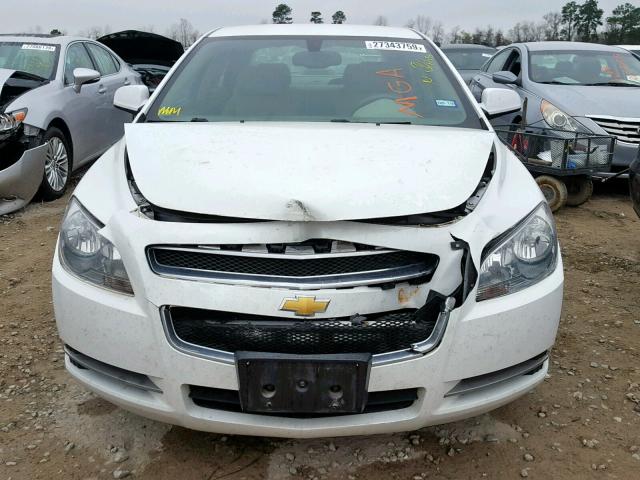 1G1ZJ57BX9F124241 - 2009 CHEVROLET MALIBU 2LT WHITE photo 9