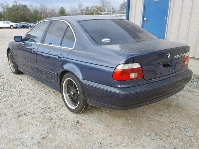 WBADT43432GY42224 - 2002 BMW 525 I AUTO BLUE photo 3