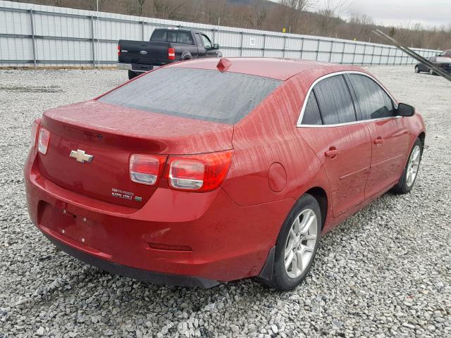 1G11F5SR0DF268523 - 2013 CHEVROLET MALIBU 2LT RED photo 4