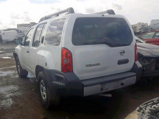 5N1AN0NU9DN819434 - 2013 NISSAN XTERRA X WHITE photo 3