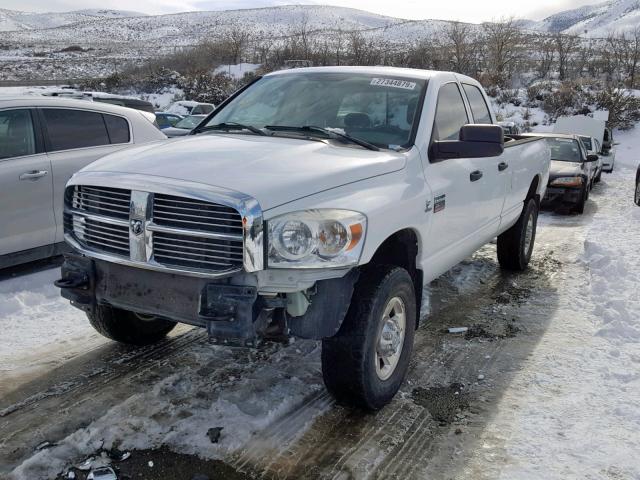 3D7MX38AX8G164719 - 2008 DODGE RAM 3500 S WHITE photo 2