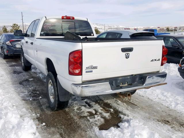 3D7MX38AX8G164719 - 2008 DODGE RAM 3500 S WHITE photo 3