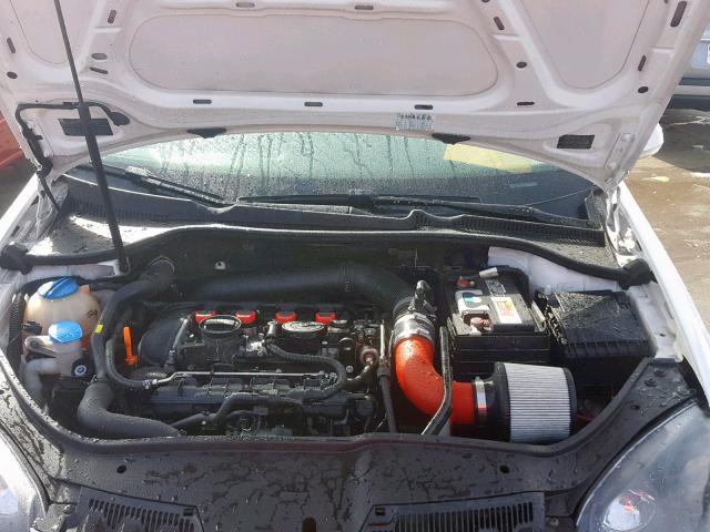 3VWDJ71K69M037701 - 2009 VOLKSWAGEN GLI თეთრი ფოტო 7