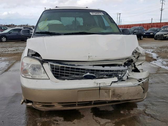 2FMDA58235BA24599 - 2005 FORD FREESTAR L WHITE photo 9