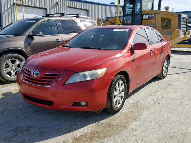 4T1BE46K57U062857 - 2007 TOYOTA CAMRY NEW RED photo 2