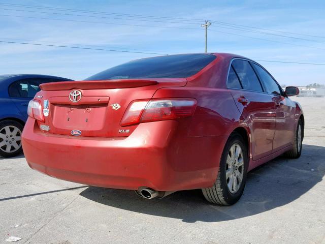 4T1BE46K57U062857 - 2007 TOYOTA CAMRY NEW RED photo 4