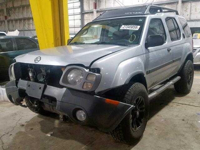 5N1ED28T22C594737 - 2002 NISSAN XTERRA XE SILVER photo 2