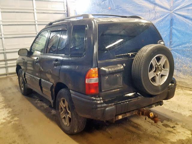 2CNBJ634536908989 - 2003 CHEVROLET TRACKER LT BLACK photo 3