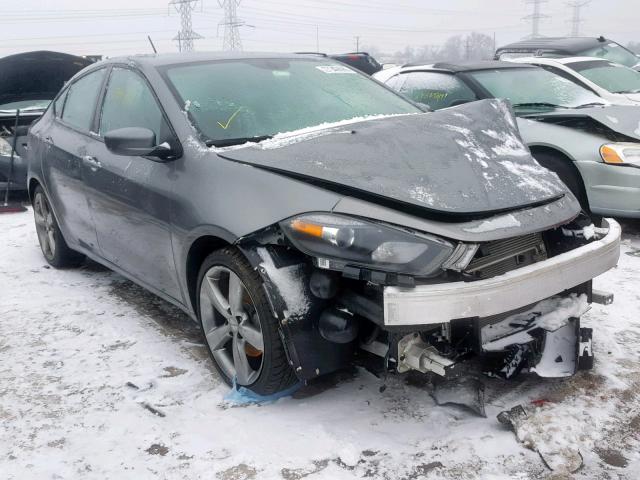 1C3CDFBA7DD325077 - 2013 DODGE DART SXT GRAY photo 1