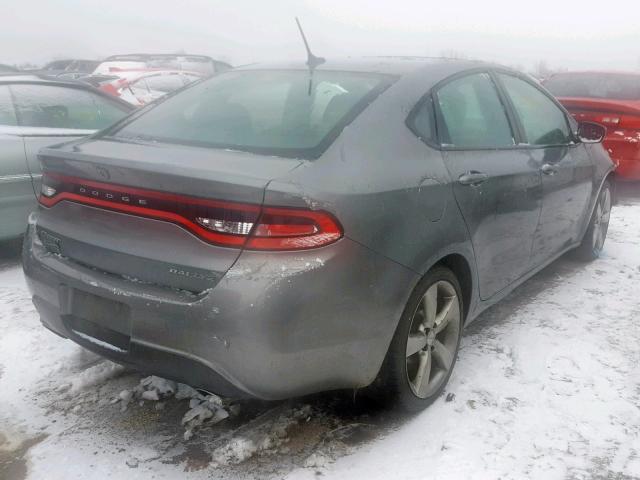 1C3CDFBA7DD325077 - 2013 DODGE DART SXT GRAY photo 4