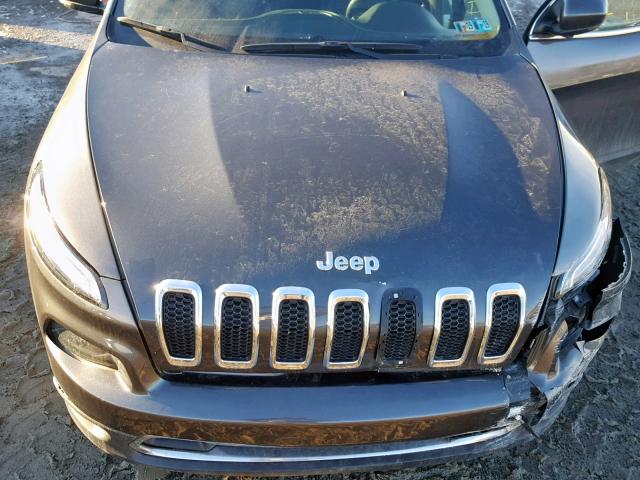 1C4PJMDB0FW763222 - 2015 JEEP CHEROKEE L GRAY photo 7