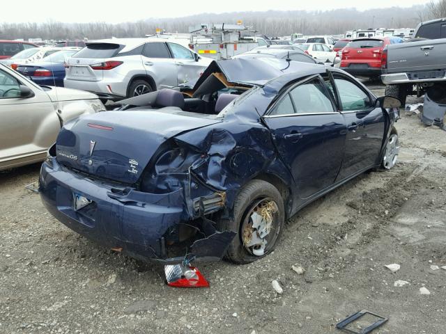 1G2ZF57B484173894 - 2008 PONTIAC G6 VALUE L BLUE photo 4