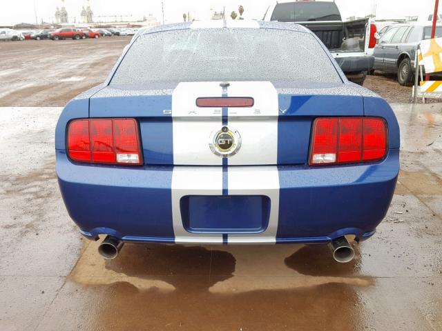1ZVHT82H485133786 - 2008 FORD SHELBY BLUE photo 9