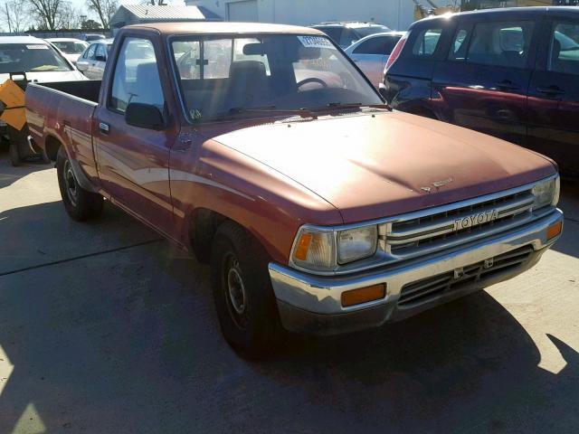 JT4RN81P1L5051808 - 1990 TOYOTA PICKUP 1/2 BURGUNDY photo 1