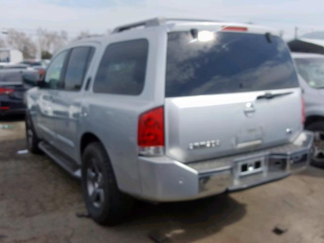 5N1AA08A65N715756 - 2005 NISSAN ARMADA SE BLACK photo 3