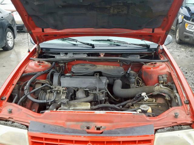 1P3AP64K1RN179602 - 1994 PLYMOUTH SUNDANCE D RED photo 7