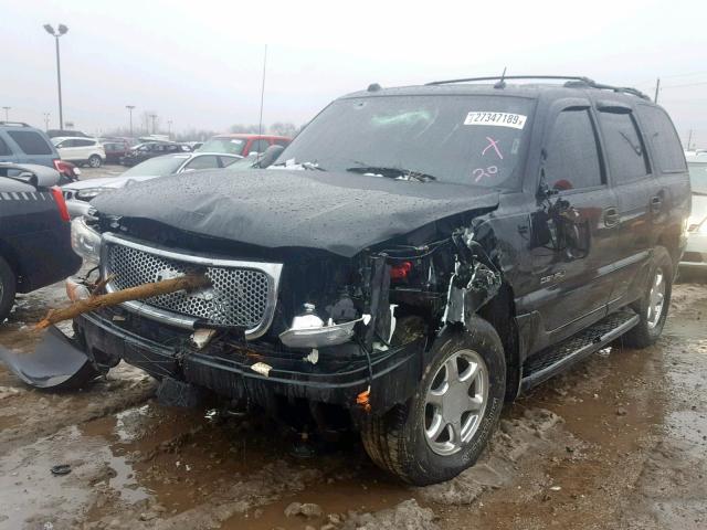 1GKEK63U35J236813 - 2005 GMC YUKON DENA BLACK photo 2