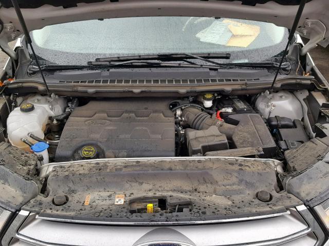 2FMPK4J8XHBC45785 - 2017 FORD EDGE SEL SILVER photo 7