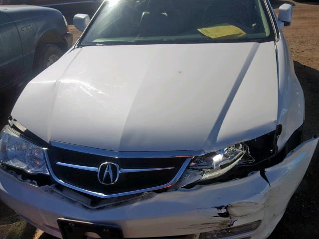 19UUA56843A027520 - 2003 ACURA 3.2TL TYPE WHITE photo 7