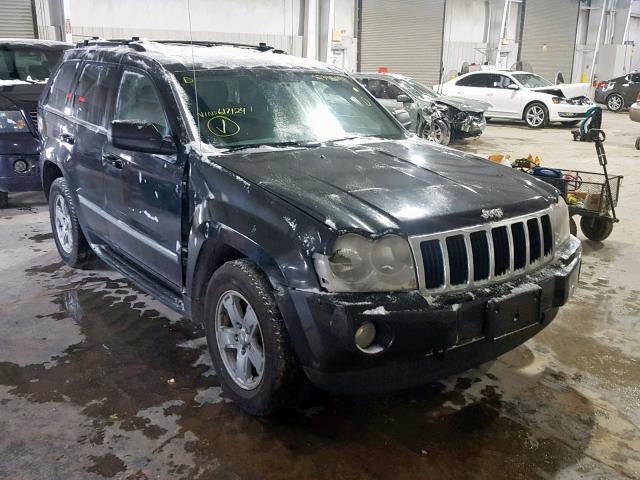 1J8HR58285C617124 - 2005 JEEP GRAND CHER BLACK photo 1