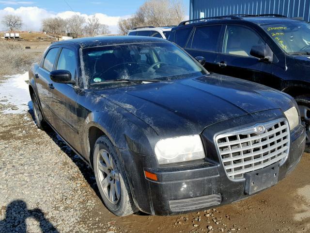 2C3LA43R77H852030 - 2007 CHRYSLER 300 BLACK photo 1