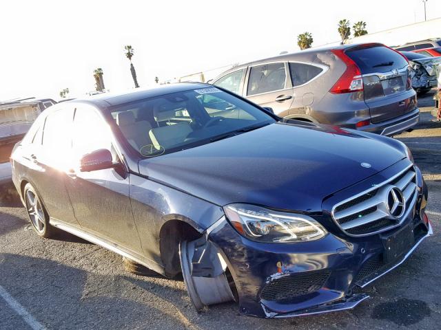 WDDHF5KB9EB072815 - 2014 MERCEDES-BENZ E 350 BLUE photo 1