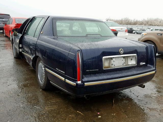 1G6KE54Y8XU728386 - 1999 CADILLAC DEVILLE DE BLUE photo 3