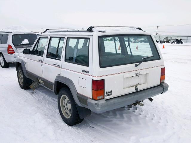 1J4FJ58S3ML609334 - 1991 JEEP CHEROKEE L WHITE photo 3