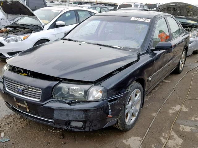 YV1TH592861440665 - 2006 VOLVO S80 2.5T BLACK photo 2