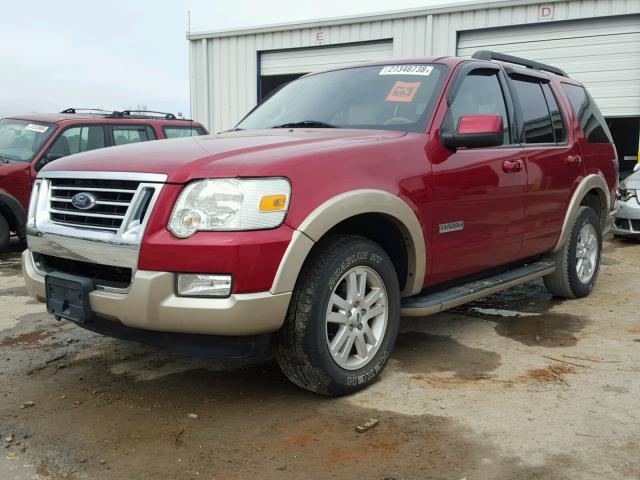 1FMEU74E38UA94626 - 2008 FORD EXPLORER E MAROON photo 2